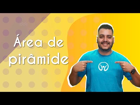 Vídeo: Como você encontra a área da superfície de uma pirâmide usando uma rede?