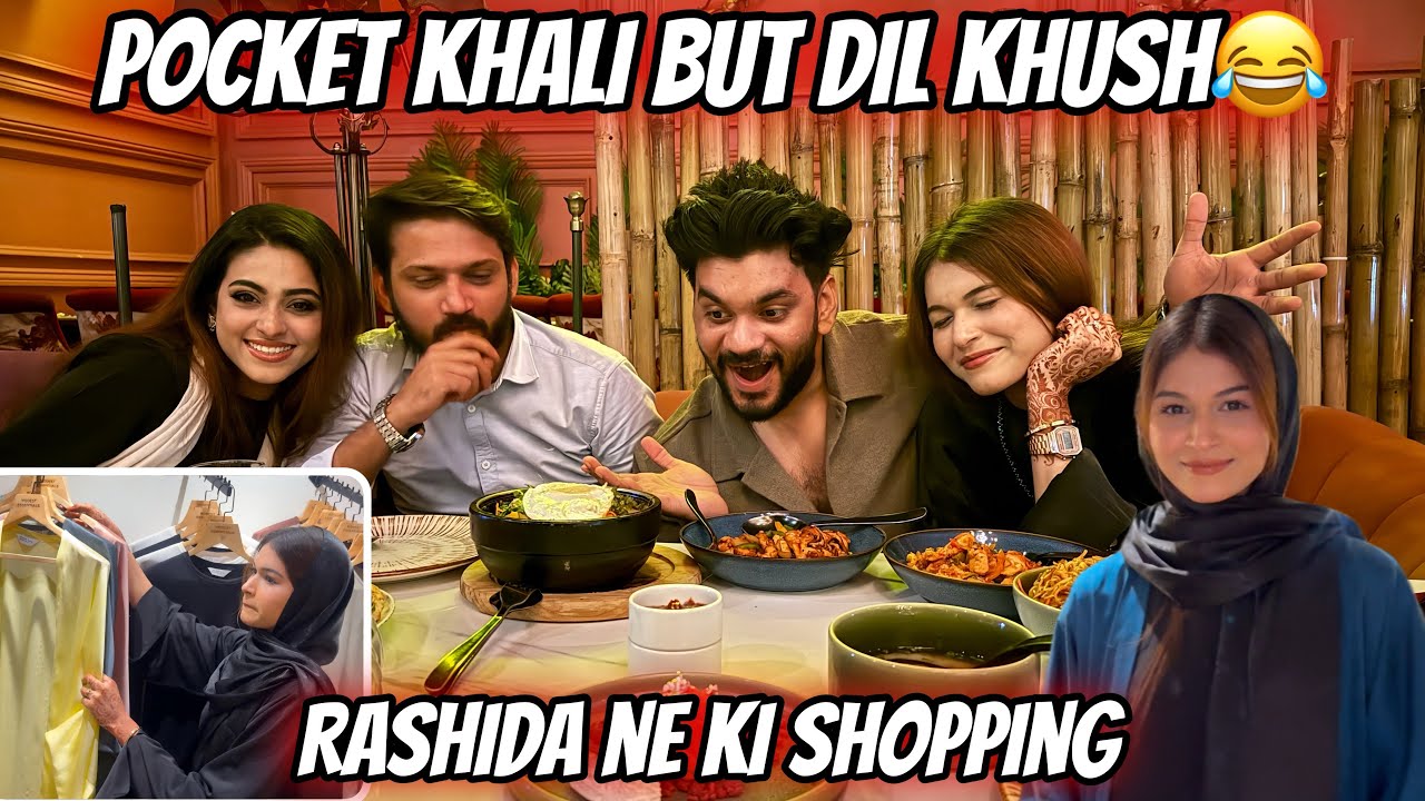 Pocket Khali But Dil Khush🤣| Rashida Ne Ki Bhot Sari Shopping | Zeeshan & Abresh 