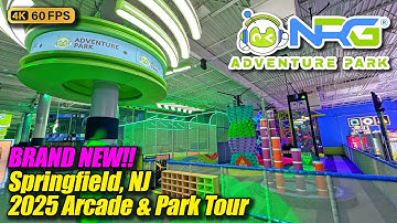 JUST OPENED!! NRG Adventure Park (Springfield NJ), December 2025 arcade tour & 4K walkthrough