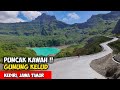 Kawah gunung kelud  suasana desa sugihwaras lereng gunung kelud  cerita desa kediri jawa timur