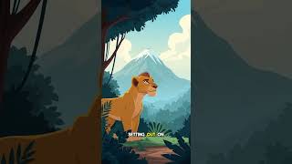 Tales from the Jungle: The Lion Who Dared to Dream #shorts #youtubeshorts