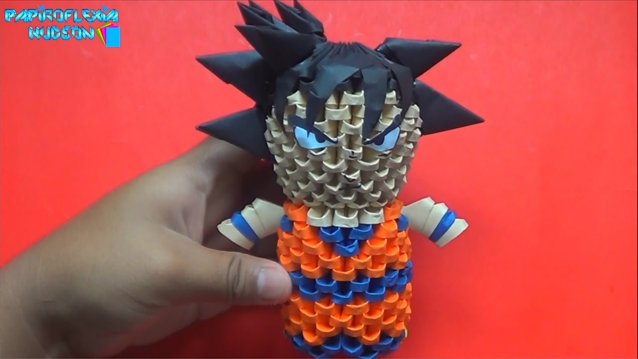 Origami 3D Mini goku