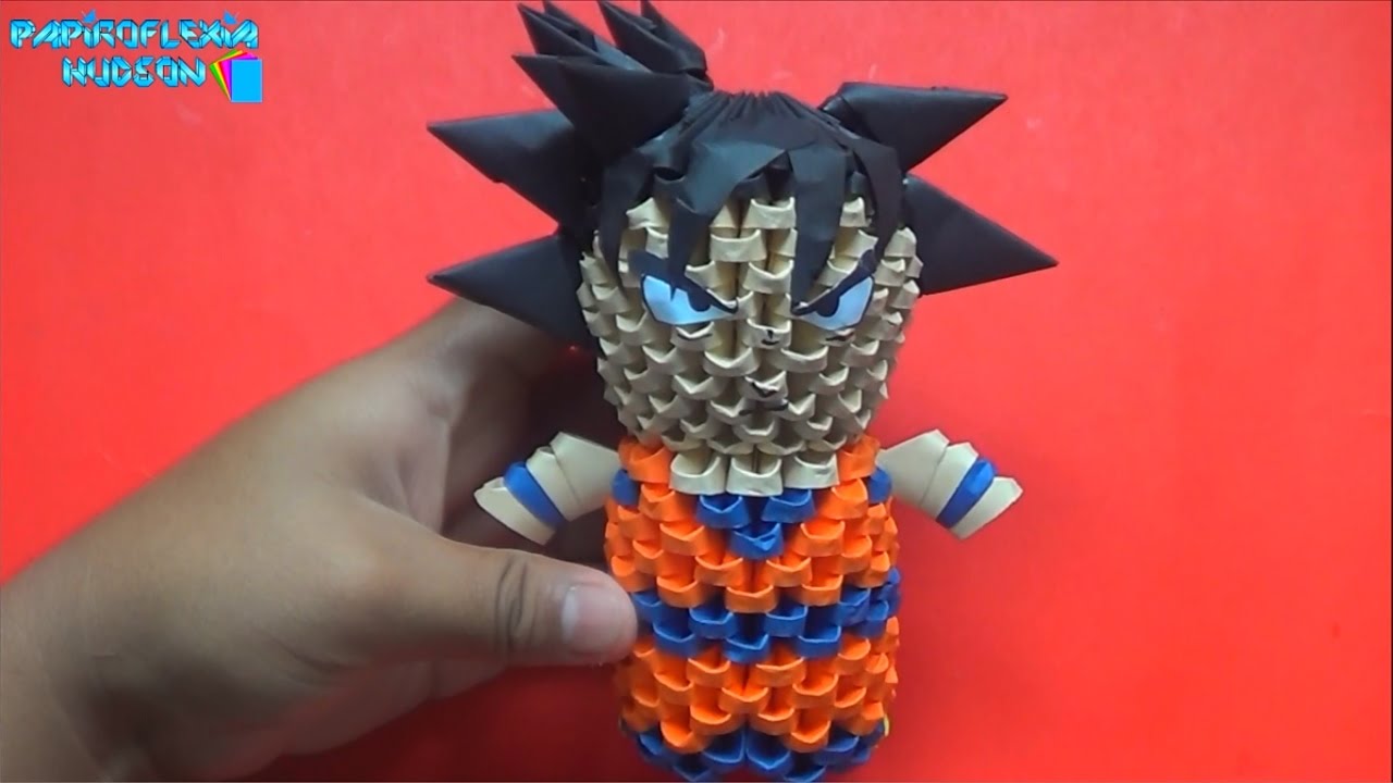 Origami 3D Mini goku YouTube