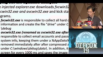 DEF CON 19 - Lai, Wu, and Chiu - PK Balancing The Pwn Trade Deficit APT Secrets in Asia