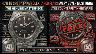 Fake Rolex Exposed: 7 Checks That Never Fail |7 Red Flags Every Buyer Must Know|
