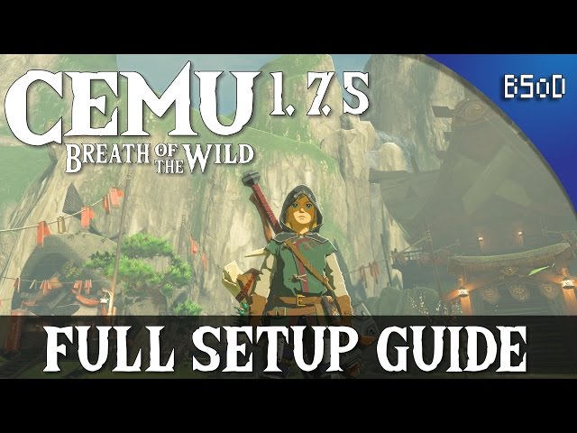 Cemu WiiU Emulator - The Legend of Zelda Breath of the Wild 4K 2160p  gameplay PART 4 (Cemu 1.7.4c) 