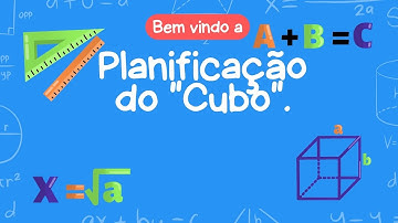 Planificação do Hexaedro . O CUBO.