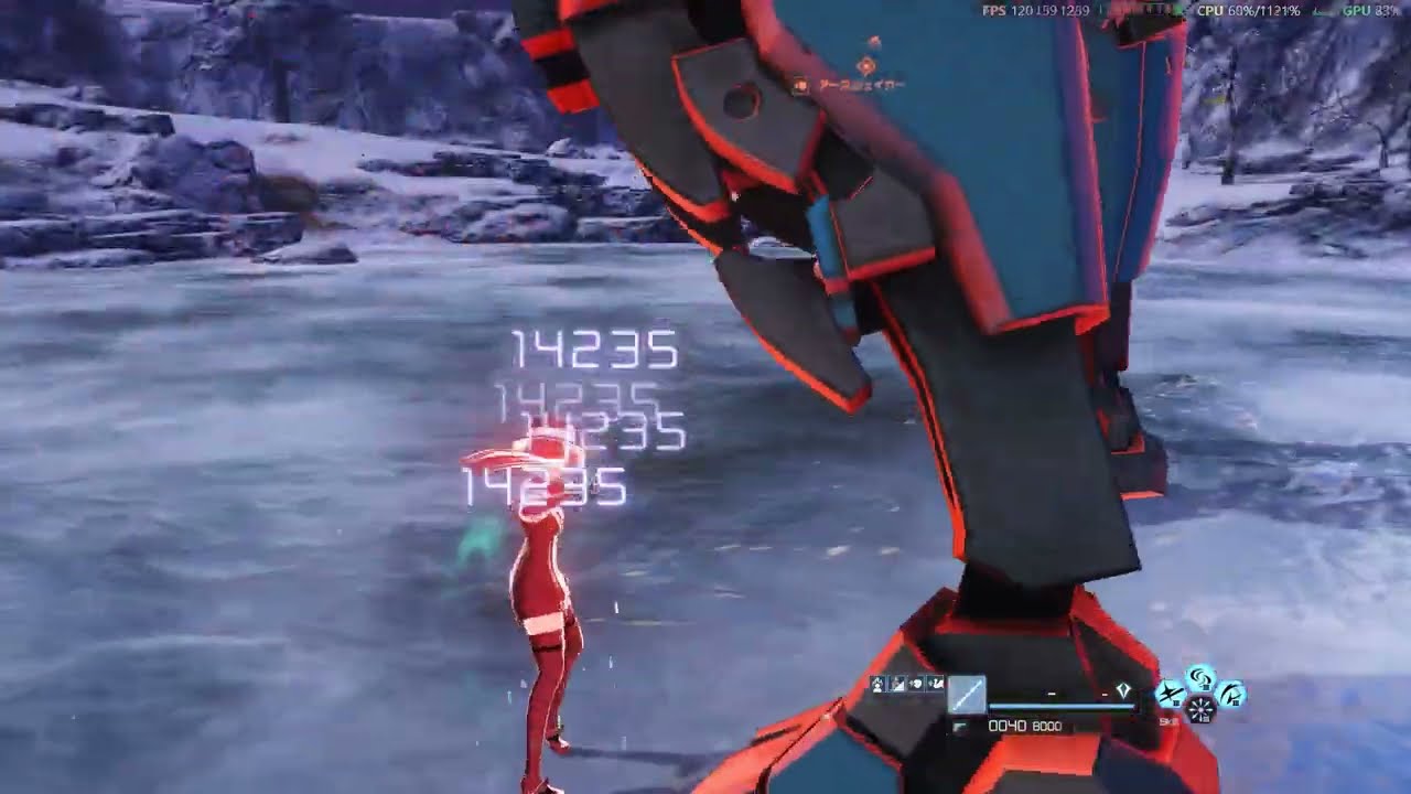 【SAOFB】Lv350アースシェイカー無被弾(ソードのみ) ハイセン＆シールド無し