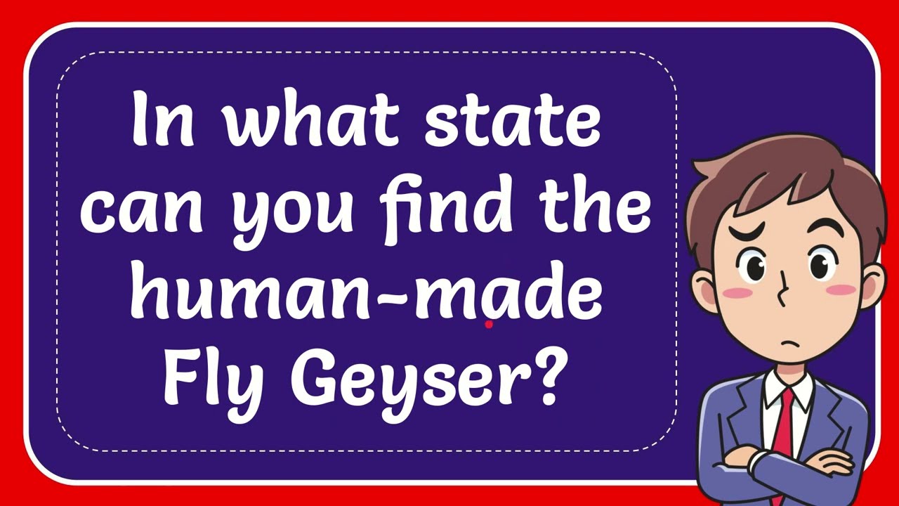 In What State Can You Find The Human made Fly Geyser YouTube In What State Can You Find The Human made Fly Geyser YouTube