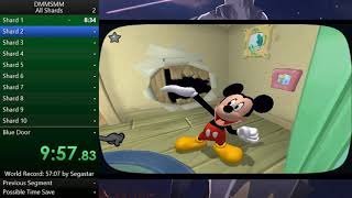 Disney's Magical Mirror Starring Mickey Mouse All Shards Speedrun in 58:10