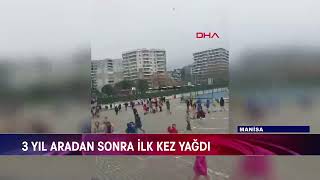 Mani̇sada Kar Heyecani