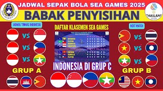 UPDATE! 2025 SEA GAMES MEN'S FOOTBALL SCHEDULE: INDONESIA VS SINGAPORE