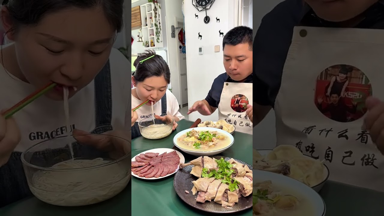 老婆好一切都好……#夫妻 #有趣 #万万没想到 #food #吃货推荐官 #funny #美食分享日常 #mukbang #挑食 #eat
