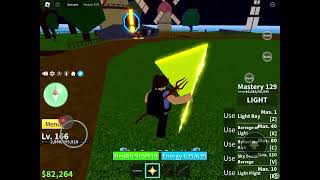 Testing All My Powers With Light Fruit At Pirate Starter Roblox Blox Fruit