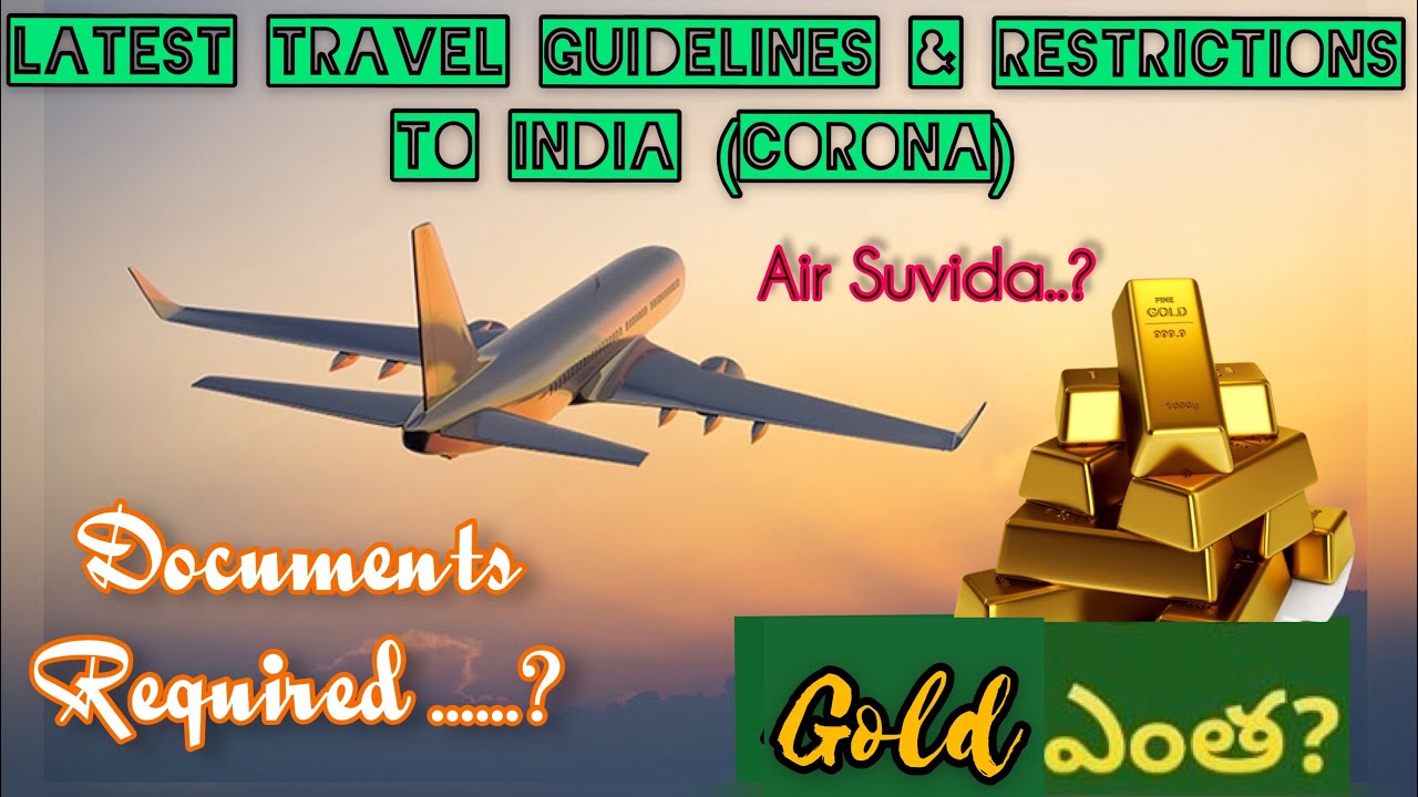 travel guidelines from dubai to india