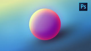 [ Photoshop Tutorial ] How to Create Gradient Ball in Photoshop