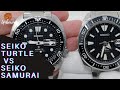 SEIKO PROSPEX KING TURTLE SRPE03K1 VS SEIKO KING SAMURAI SRPE35K1