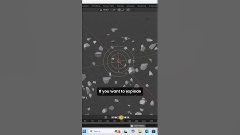 Explode Object in Blender | Blender 4.3 Tutorial  #tutorial #blender #blenderforbegginer #blender3d