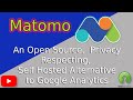 Matomo, a free, open source, self hosted, privacy respecting alternative to Google Analytics.