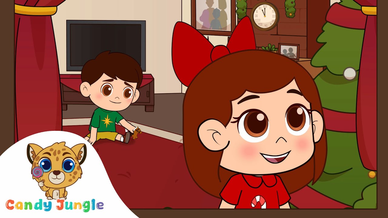 Jolly Old St. Nicholas | Candy Jungle | Christmas Song For Kids | Kids ...