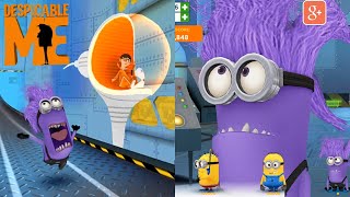 Despicable me Minion rush Evil minion vs Vector boss battle 4 times Gru lab gameplay ios android