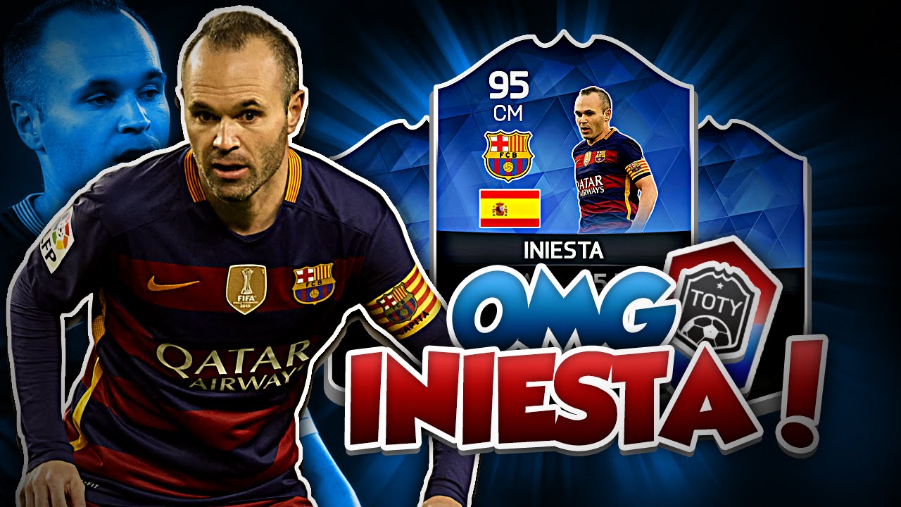 STRIKER TOTY INIESTA: THE SPANISH LEGEND! FIFA 16 ULTIMATE TEAM