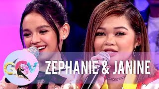 Zephanie and Janine reminisce their 'Tawag Ng Tanghalan' days | GGV