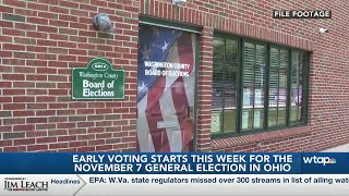 General election early voting starts this week in Ohio