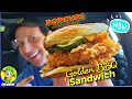 Popeyes® Crispy Golden BBQ Chicken Sandwich Review ⚜️✨🍗🥪 | Peep THIS Out! 🕵️‍♂️