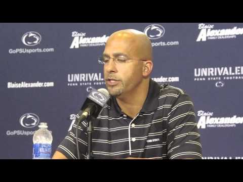 James Franklin press conference Sept. 2, 2014 presser cabal