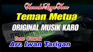 Karaoke Lagu Karo Teman Metua Tone Cowok