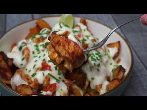 Homemade Chicken Fajita Loaded Fries | Abi Frances Food