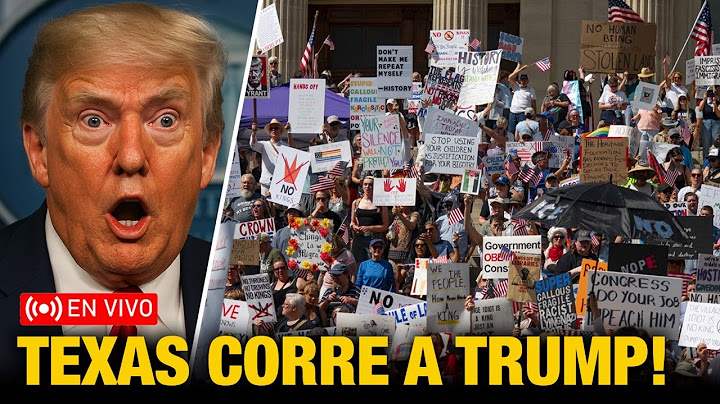TEXAS FURIOSA CON TRUMP POR FESTEJAR LA CATÁSTROFE! PANICO EN LA CASA BLANCA
