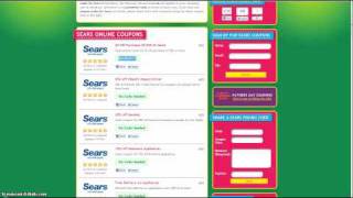 Sears Coupon and Coupon Codes