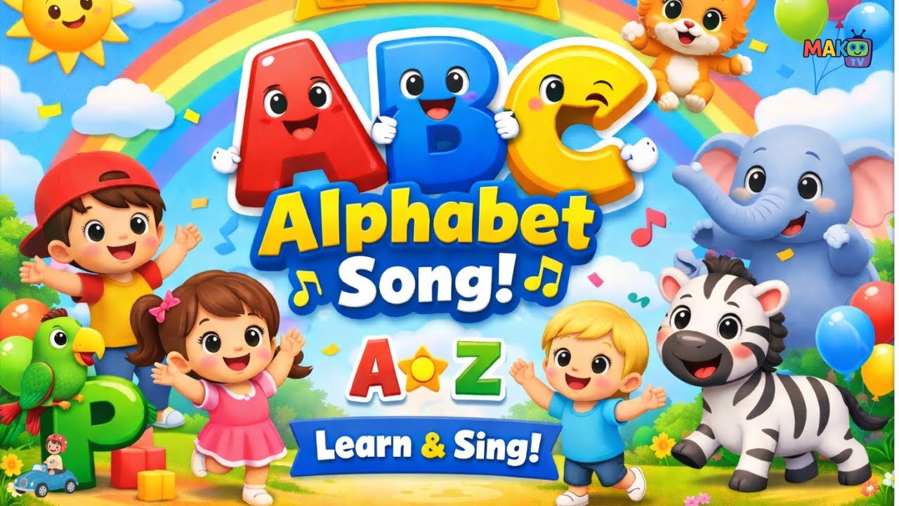 ABC Alphabet Parade 🎈 | A to Z Song for Toddlers | MAK TV