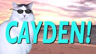 Happy Birthday Cayden - Epic Cat Happy Birthday Song