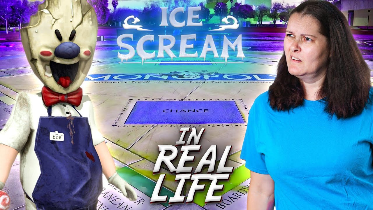 Ice Scream 4 Game In Real Life Giant Board Game! Thumbs Up Family