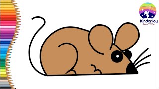 How to draw a rat for kids |Simple rat drawing | |Easy drawing|#ratdrawing #rat drawing#kinderjoyart