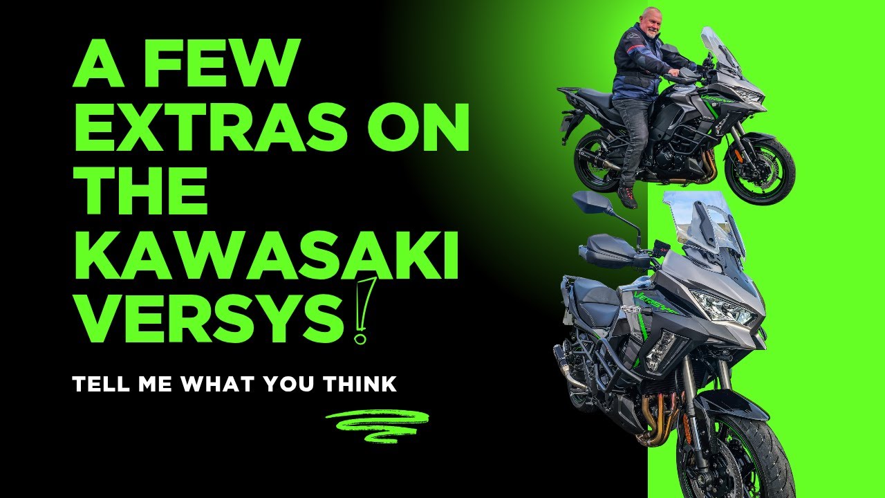 Мой Kawasaki Versys 1100 SE с несколькими дополнительными опциями
