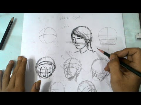 Video: Cara Menggambar Kepala Plester Dengan Pensil