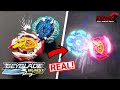 5 batallas de beyblade burst turbo en la vida real parodia