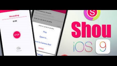 How to record iOS 9.3 screen free (no computer or jailbreak)