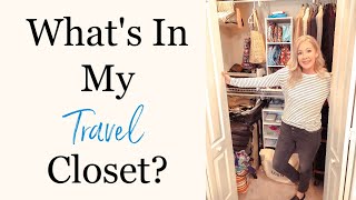 Travel Supplies Organization | What's In My Travel Closet