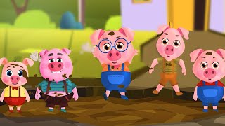 Five Little Piglets | Sing Along | Children Nursery Rhymes and Kids Songs | Songs For Baby