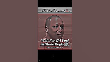 CM Yogi Power 💪|| CM Yogi Adityanath Attitude Status 🫡|| #shorts #cmyogi #attitudestatus
