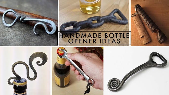 GrabOpener One Handed Grab Opener for Bottles, Blue — CHIMIYA