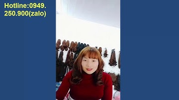 CÁCH ĐỘI TÓC GIẢ TÓC GIẢ NGUYÊN ĐẦU MÃ 8104 SIÊU SANG