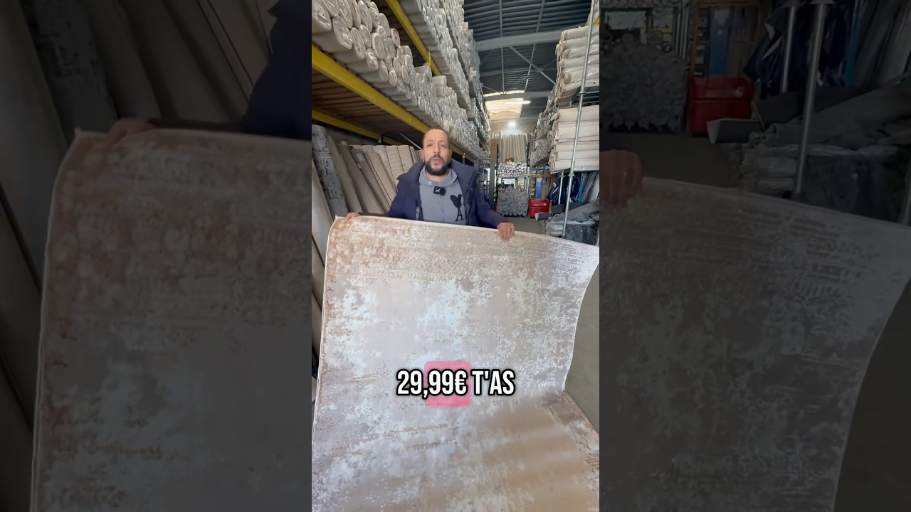 29,99€ tapis de salon collection ORLANDO sur Lestapisdumonde.com ou au marché de Porte de Montreuil