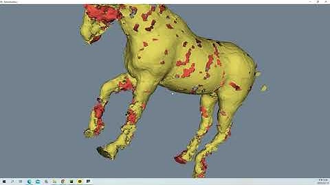 VTK Python Test - ExtractSurface - horse