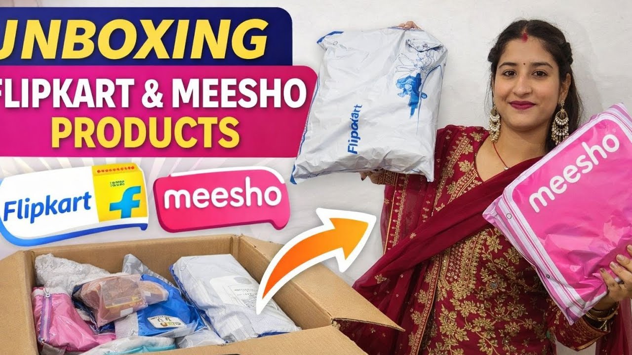 Unboxing flipkart meesho products under budget ❤ || Flipkart || Meesho #flipkart #meesho 